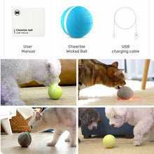 Load image into Gallery viewer, 2019 Newest USB Pet Dog Cat Jumping Activation Ball LED Light Flashing Bouncing Ball Puppy Toy 3 colors optional