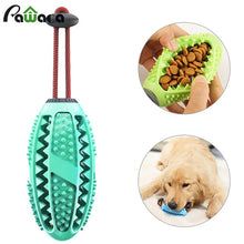 Load image into Gallery viewer, Dog Interactive Natural Rubber Ball Puppy Chew Toy Food Dispenser Ball Bite-Resistant Clean Teeth Pet Playing Balls Pet Dog Toys