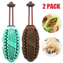 Load image into Gallery viewer, Dog Interactive Natural Rubber Ball Puppy Chew Toy Food Dispenser Ball Bite-Resistant Clean Teeth Pet Playing Balls Pet Dog Toys