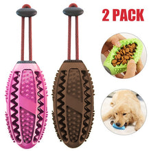 Load image into Gallery viewer, Dog Interactive Natural Rubber Ball Puppy Chew Toy Food Dispenser Ball Bite-Resistant Clean Teeth Pet Playing Balls Pet Dog Toys