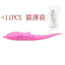 Load image into Gallery viewer, Pet Soft Plush Creative 3D Carp Fish Shape Cat Toothbrush Toy With Catnip,Pet Silicone Molar Stick Teeth Cleaning Cats Toys