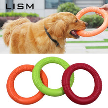 Load image into Gallery viewer, Dog Toys Flying Discs Pet Interactive Training Ring Dog Portable Outdoor for Small Large Dog Chew Toys Pet Motion Tools Products