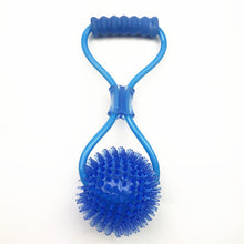 Load image into Gallery viewer, Pet Toys Suction Cup Rubber Dog Chew Toys Pet Ball Tug Toy Tooth Cleaning Chewing Puppy Pet Toy Tug Rope Handle