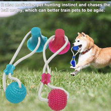 Load image into Gallery viewer, Multifunction Pet Molar Bite Dog Toys Rubber Chew Ball Cleaning Teeth Safe Elasticity Soft Puppy Suction Cup Dog Biting Toy