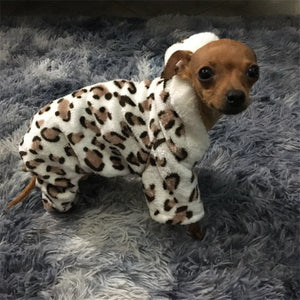 Fashion Soft Leopard print Pet Dog Clothes Coat Costume Yorkshire Chihuahua Dog Clothing Small Puppy Dog Coat