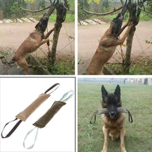 Load image into Gallery viewer, Dog Bite Tug Toy Training Playing Toys For Police Dogs Chewing Cleaning Teeth #0725