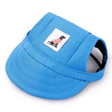 Load image into Gallery viewer, Pet Dog Cap Small Pet Summer Canvas Cap Dog Baseball Visor Hat Puppy Outdoor 8 Styles Dogs Hats Pet Supplies DOGGYZSTYLE